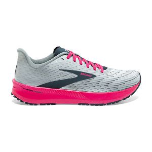 Brooks Hyperion Tempo Road Running Shoes - Womens, Grey/Navy/Pink | IE-KIA641037